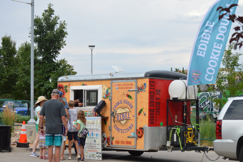 Food trucks were present at “The Perfect Playlist” concert at Centennial Center Park on July 31, 2022.